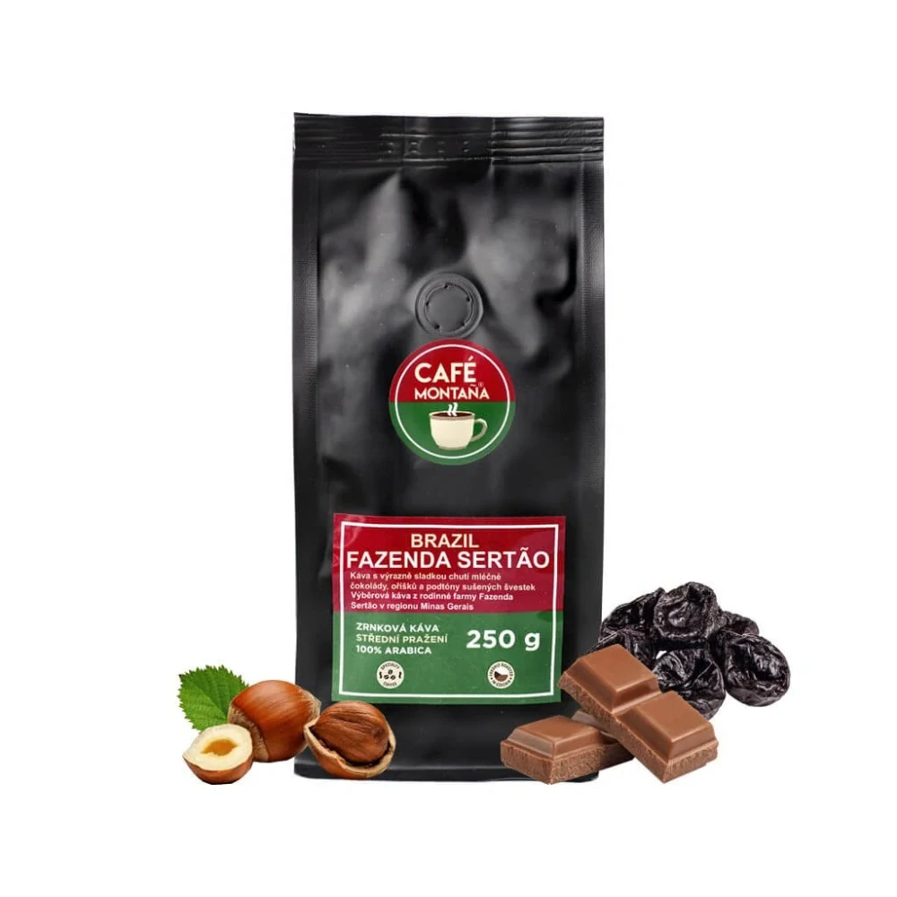 Brazil Fazenda Sertão zrnková káva 250g