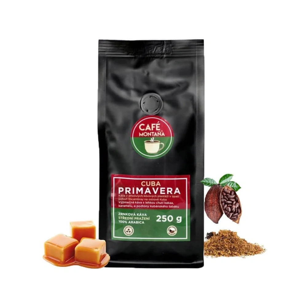 Cuba Primavera zrnková káva 500g