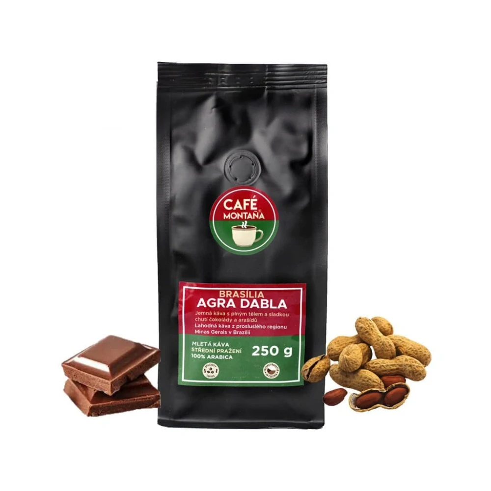 Brasília Agra Dabla mletá káva 500g