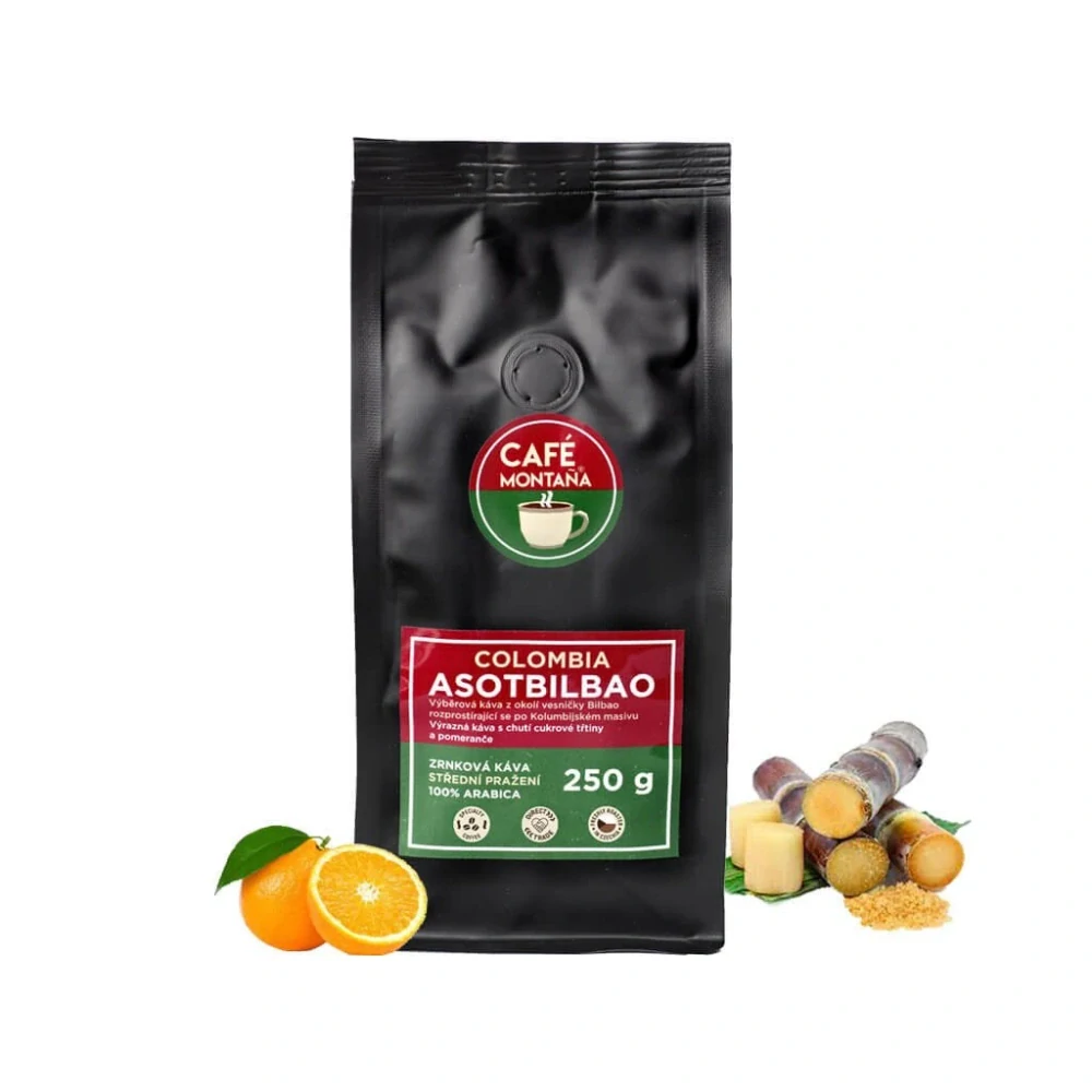 Colombia Asotbilbao zrnková káva 1000g