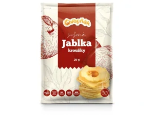 Sušené jablečné kroužky 25g - Ovocňák