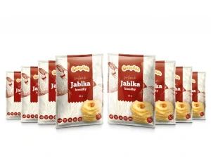 8x balení jablečných kroužků  - Ovocňák