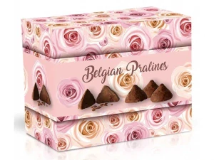 Selllot Belgické pralinky růžové růže 200g
