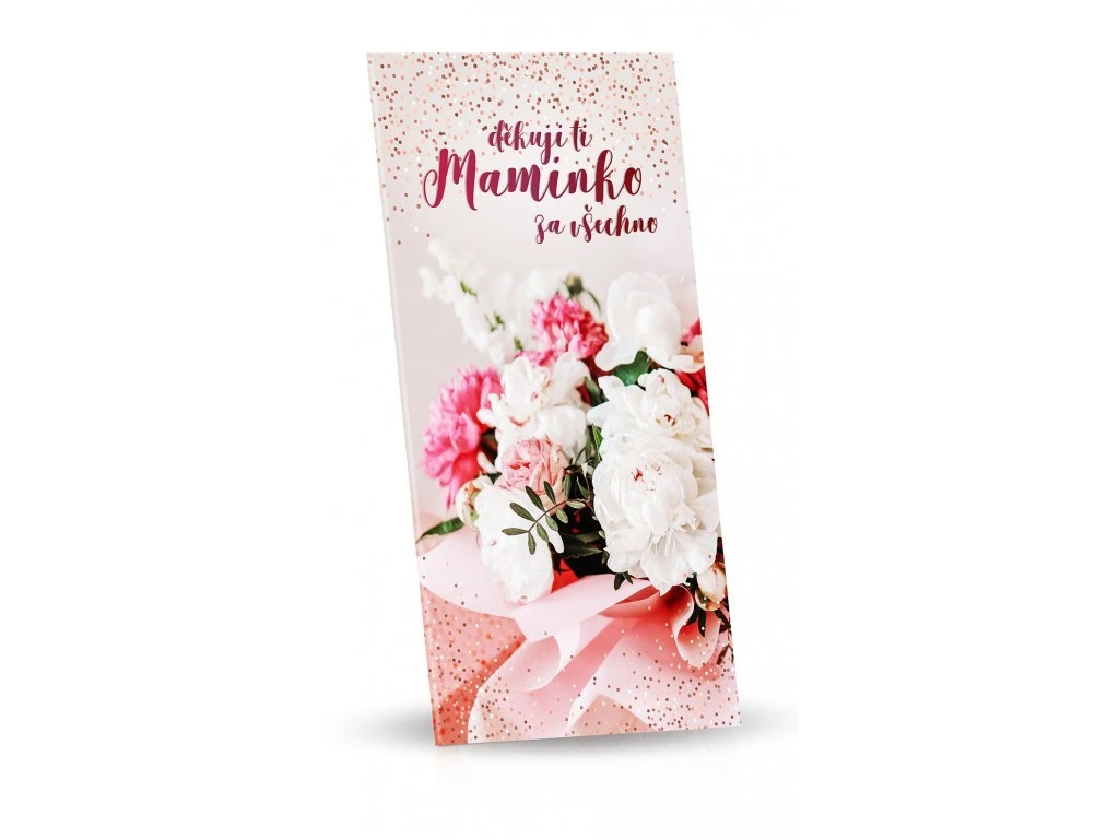 Belgická mléčná čokoláda Děkuji Maminko za všechno 100g