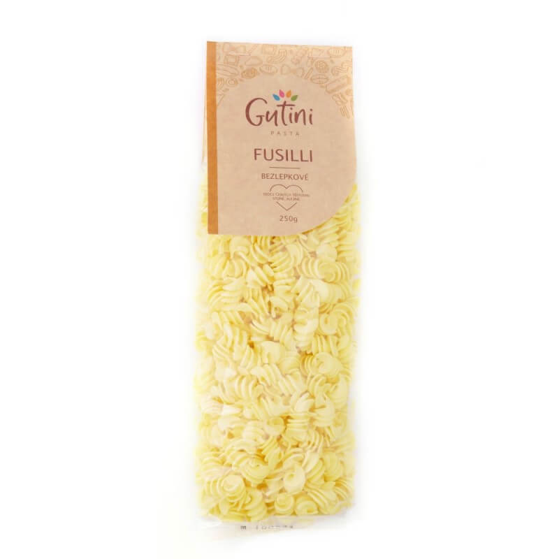 Gutini bezlepkové těstoviny FUSILLI 1000g