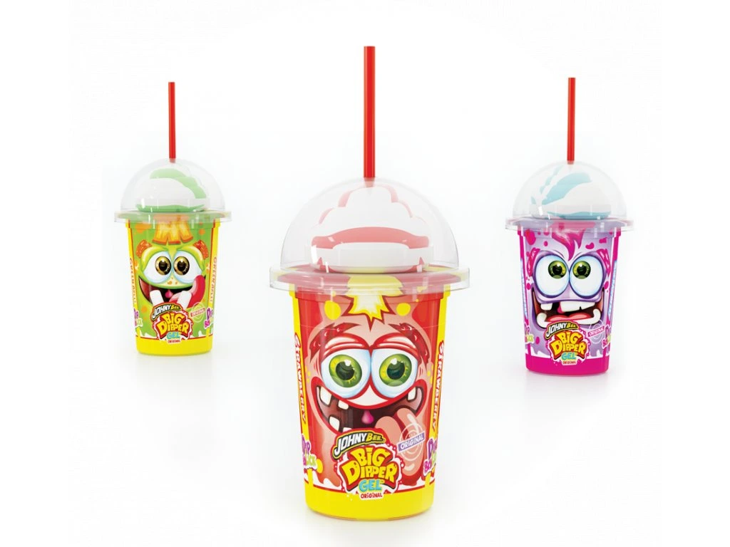 Johny Bee Lízátko Big Dipper gel 50g 12ks