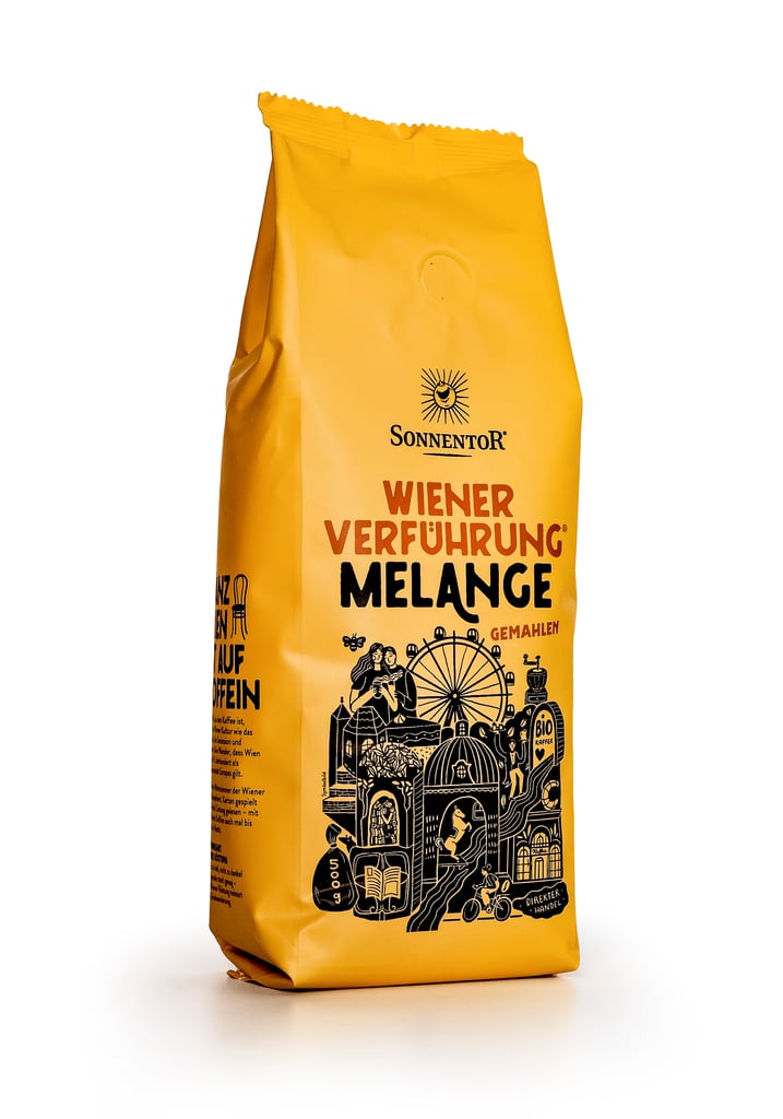 Vídeňské pokušení® Melange pražená káva bio 500g mletá - Sonnentor
