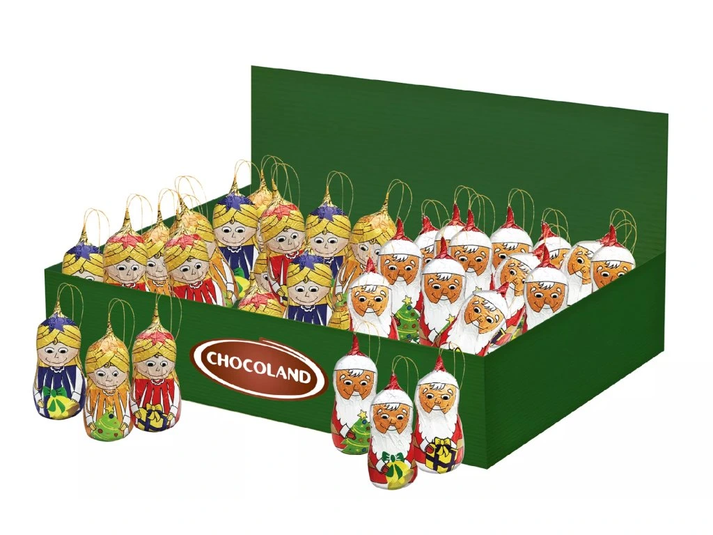 Chocoland Dutá figurka mikuláš, anděl 12,5g 70ks