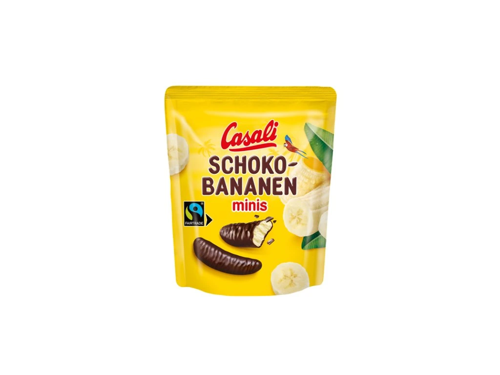 Casali Mini banánky v čokoládě 110g