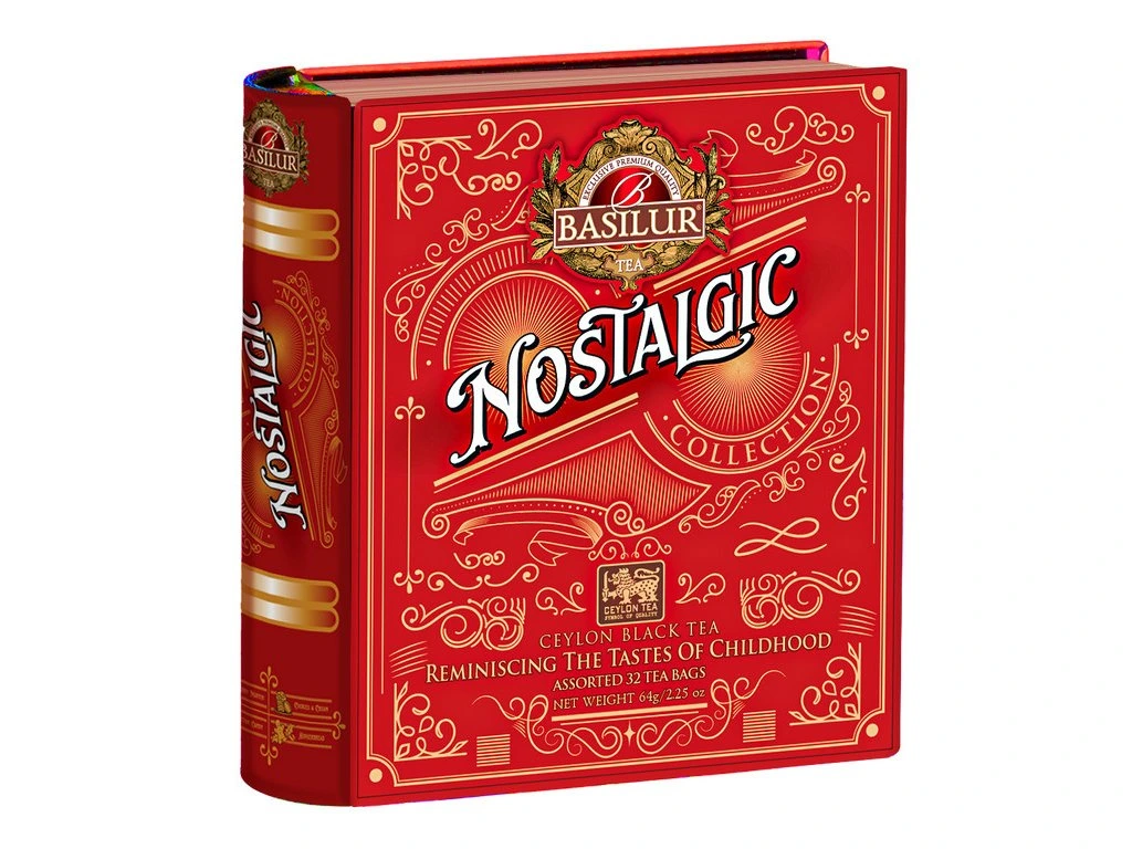 Basilur Nostalgic Dárkové čaje kniha 32x2g