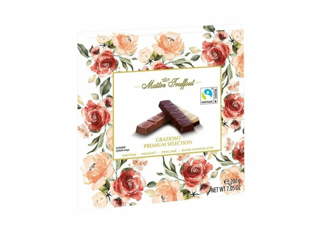 Maitre Truffout Grazioso Premium Selection motiv růže 200g