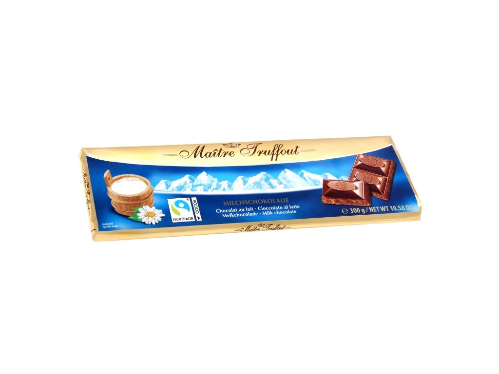 Maitre Truffout velká mléčná čokoláda 300g