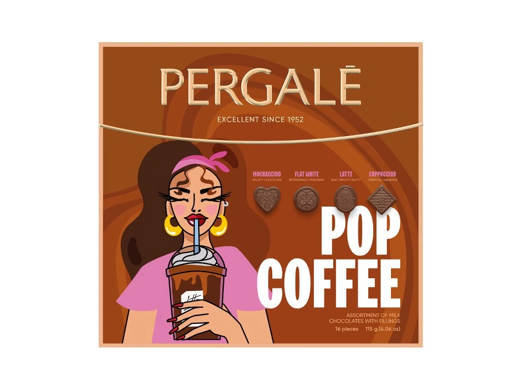 Pergalé Bonboniéra Pop Coffee 115g