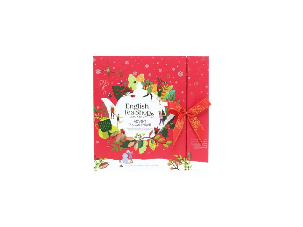 English Tea Shop Čajový adventní kalendář červená kniha 50g