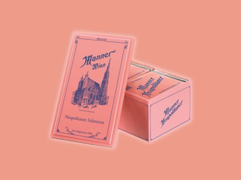 Manner Dárkové balení Neapolitaner 1898 Retro dose 600g