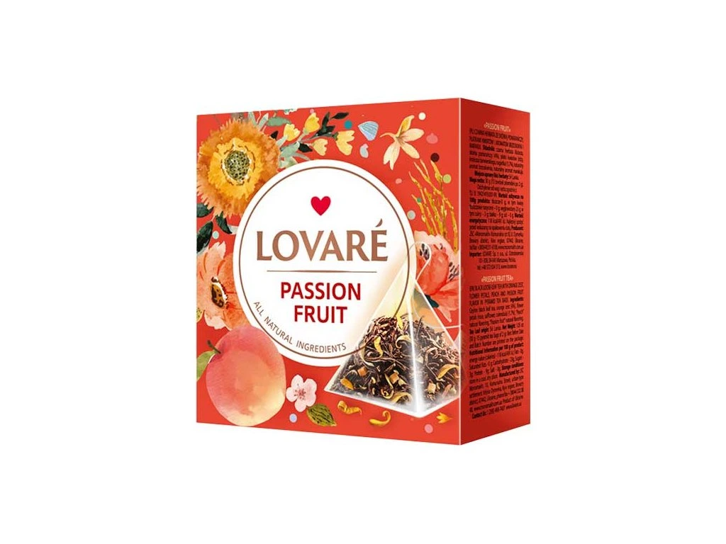 Lovaré Passion Fruit 30g 15 pyramidek