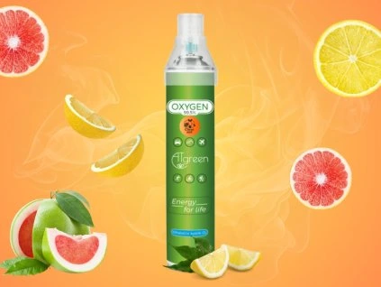 Inhalační Kyslík O2 (14L) 1 ks - Citrus mix