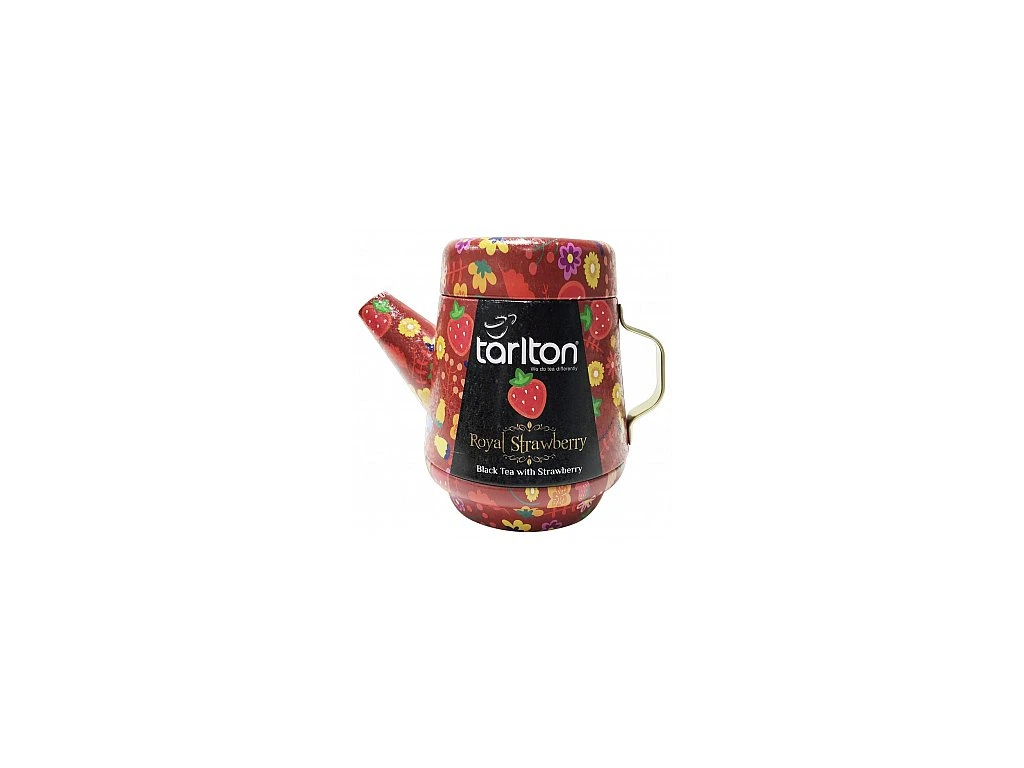 Tarlton Tea Pot Strawberry Černý čaj s příchutí jahody 100g