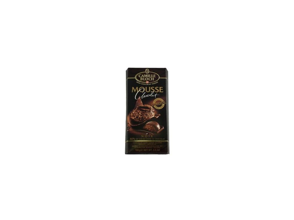 Delikátní hořká čokoláda mouse Noir 70% 100g