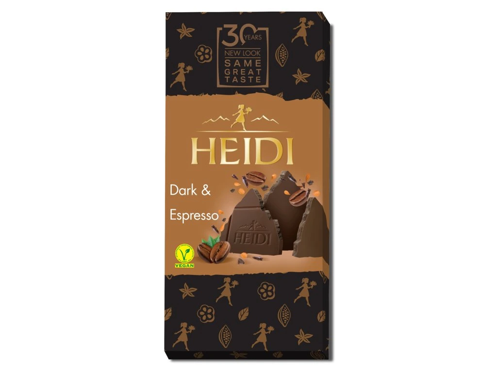 Heidi čokoláda Dark Espresso Coffee 55% 80 g