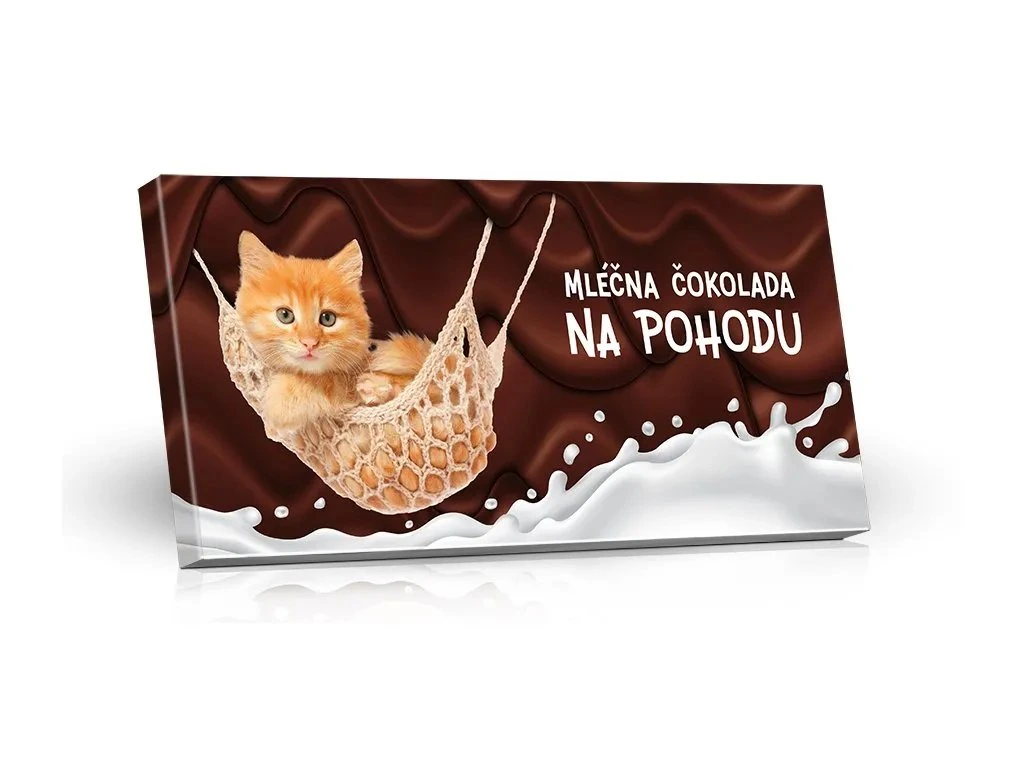 Mléčná čokoláda Na pohodu 100g kočička