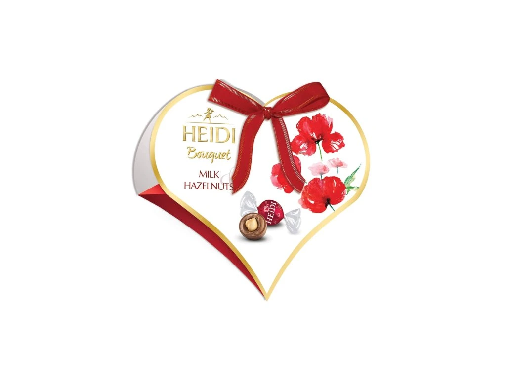 Heidi Srdce Mléčný ořech 100g