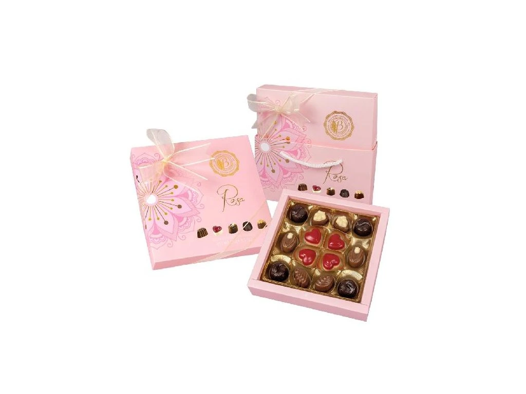Bolci Rosa Dárková bonboniéra s taškou 130g