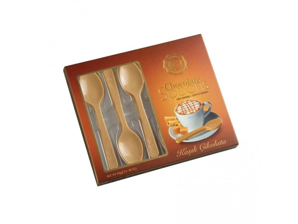 Bolci čokoládové lžičky karamel/trubičky 54g