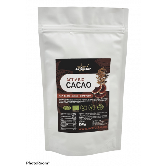 Activstar - Activ BIO cacao + reishi - cordyceps 150 g