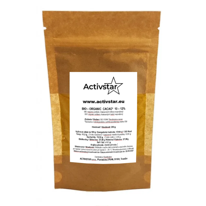 BIO ORGANIC CACAO 10 - 12% - 250 g