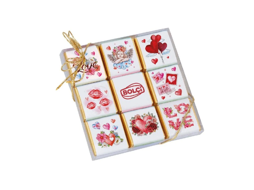 Bolci Dárkové balení neapolitánek Love 144g