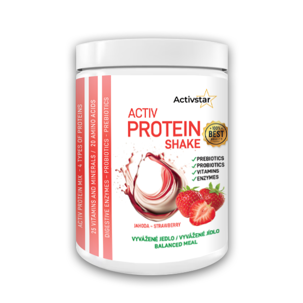 Activ Protein shake Jahoda 480 g
