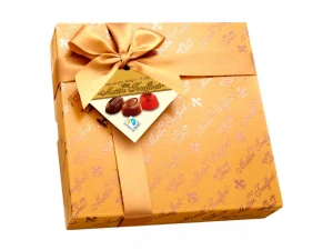 Maitre Truffout směs vybraných pralinek v elegantním zlatém balení 200g