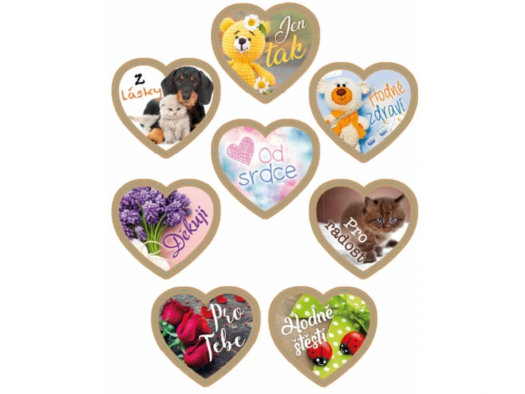 Nugátové srdíčko Emotions 24g