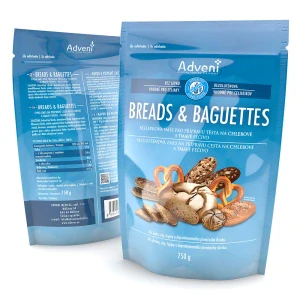 Bezlepková směs na chlebové a tmavé pečivo BREADS & BAGUETTES 750 g
