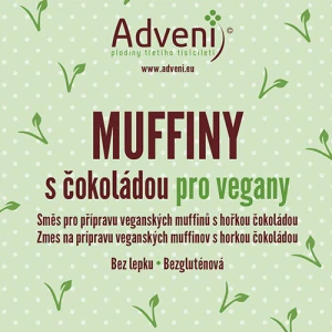 Muffiny s čokoládou pro vegany